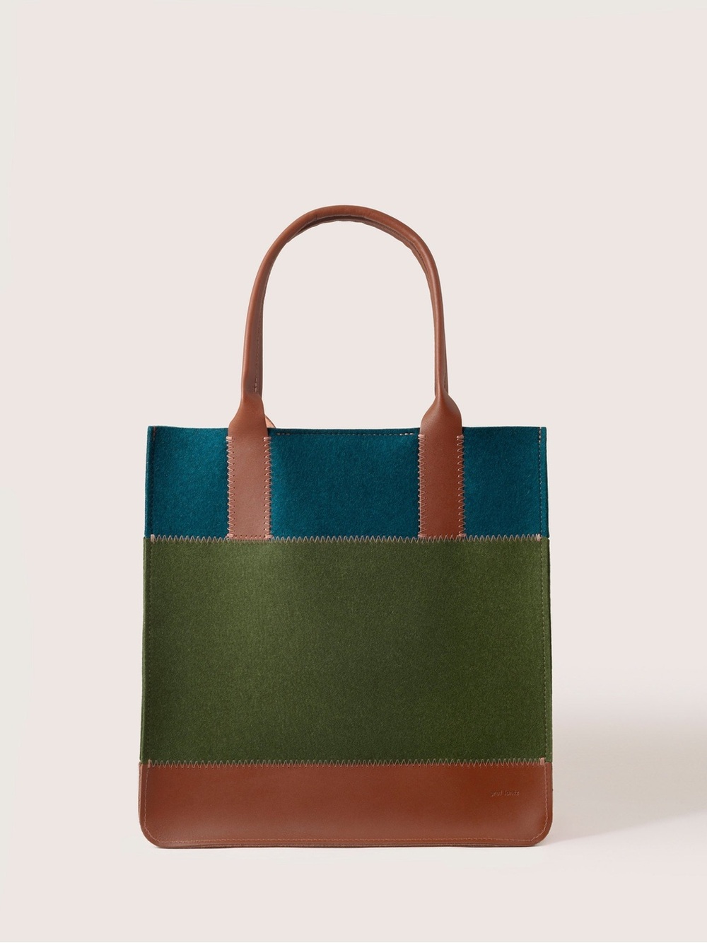 Graf Lantz Jaunt Merino Wool Tote-Moss/Kombu